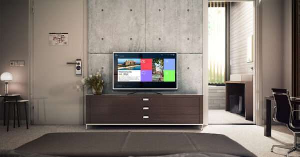 ELV system integration with IPTV in a modern interior