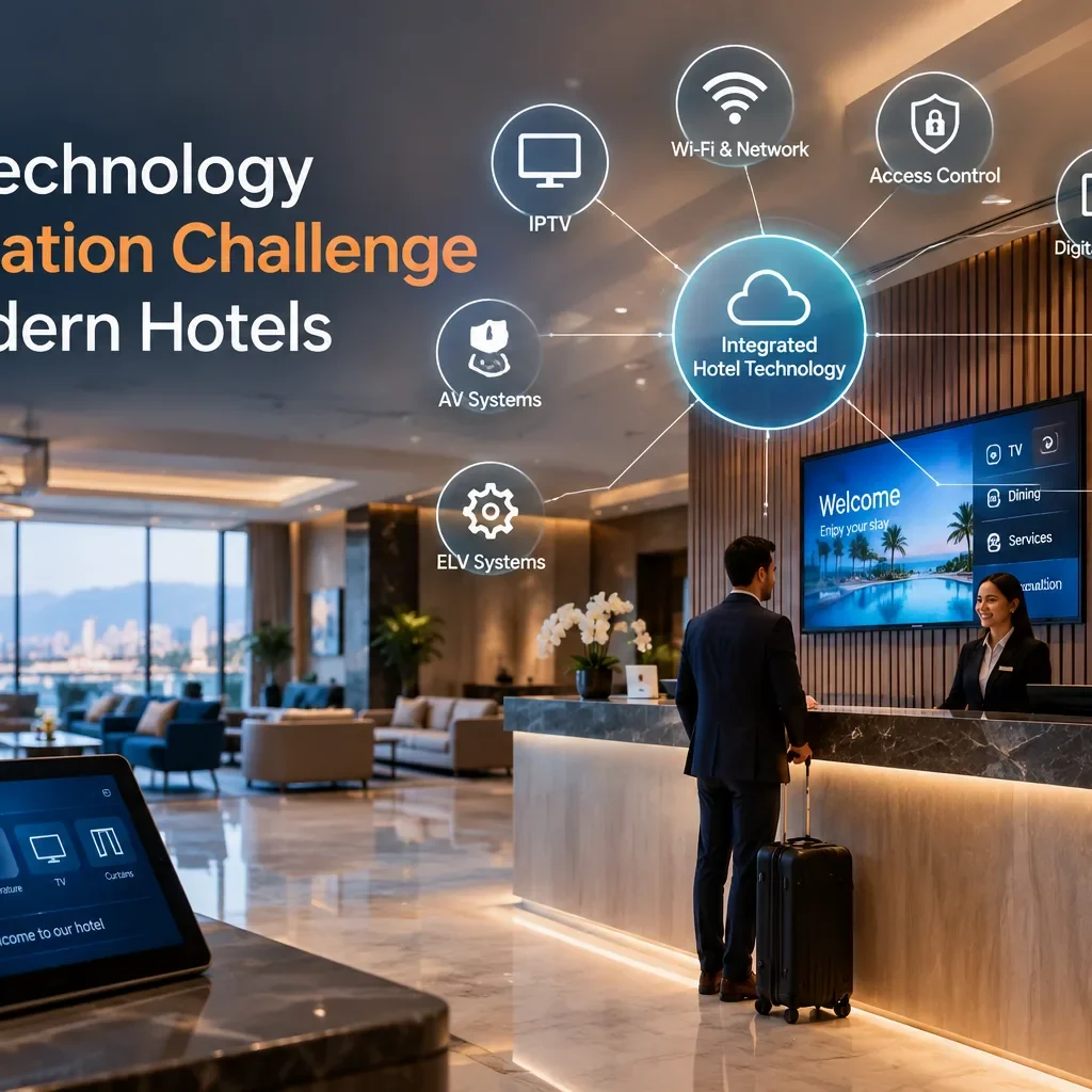 Technology integration solutions for modern hotels