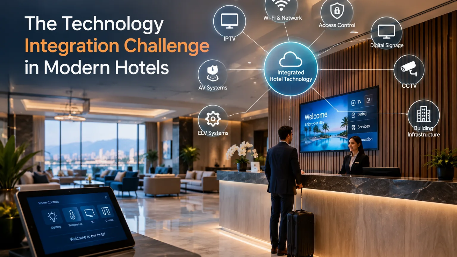 Technology integration solutions for modern hotels