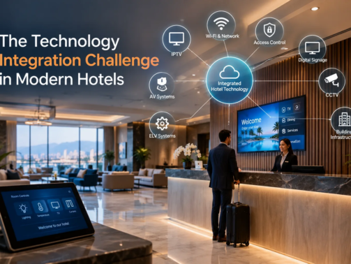 Technology integration solutions for modern hotels