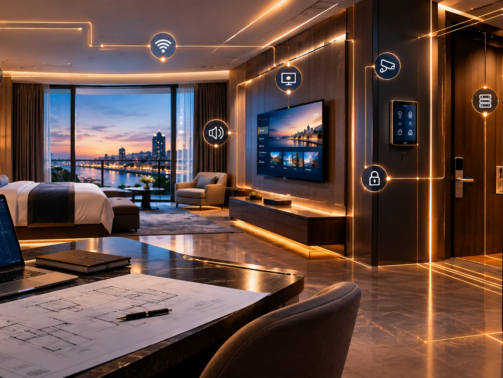 Hotel technology infrastructure planning and system integration
