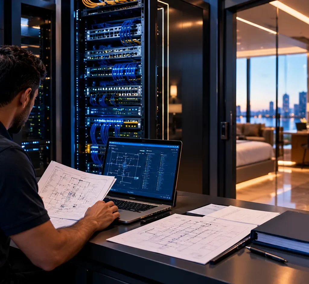 Technology handover, system documentation, and maintenance planning in a modern commercial building